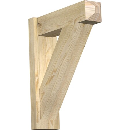 Ekena Millwork Traditional Rough Sawn Craftsman Outlooker, Douglas Fir, 6"W x 20"D x 24"H OUT06X20X24TRA04RDF